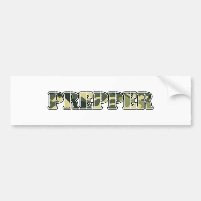 Pegatina Para Coche Prepper (Frente)