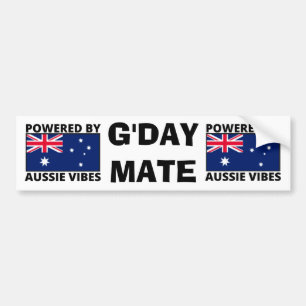 Pegatina Para Coche Presentado por Aussie Vibes