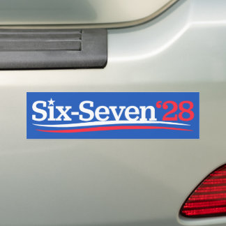 Pegatina Para Coche President 67 Vote Six-Seven 2028 Funny