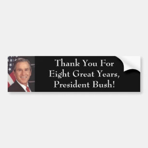 Pegatina Para Coche Presidente Bush