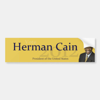 Pegatina Para Coche Presidente de los Estados Unidos 2012 de Herman