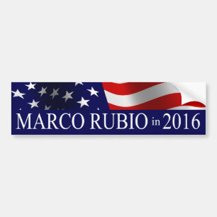 Pegatina Para Coche Presidente de Marco Rubio en 2016