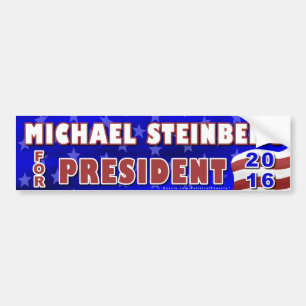 Pegatina Para Coche Presidente de Michael Steinberg elección 2016