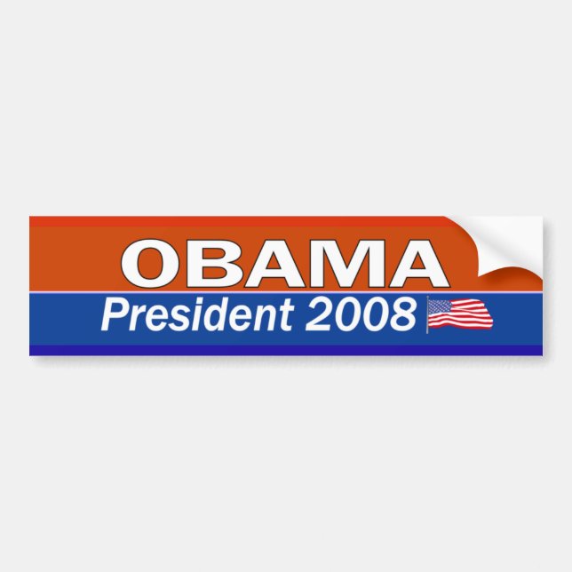 Pegatina Para Coche Presidente de OBAMA (Frente)