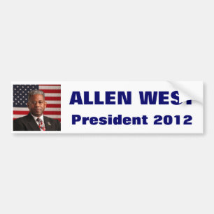 Pegatina Para Coche Presidente DEL OESTE 2012 de ALLEN