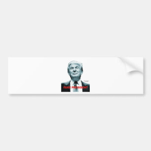 Pegatina Para Coche Presidente falso (Trump)