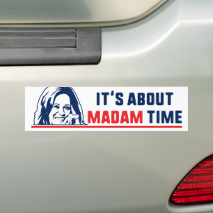 Pegatina Para Coche Presidente Kamala Harris 2024 Ya era hora