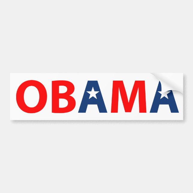 Pegatina Para Coche Presidente Obama (Frente)