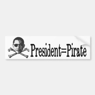 Pegatina Para Coche Presidente=Pirata