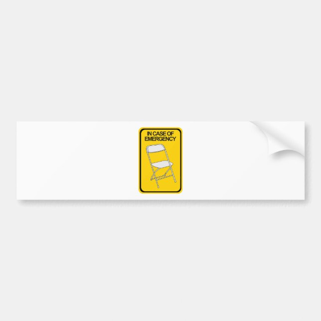Pegatina Para Coche Presidente plegable en funda de emergencia (Frente)