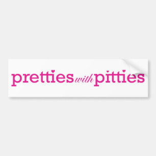 Pegatina Para Coche Pretties con Pitties
