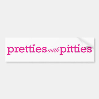 Pegatina Para Coche Pretties con Pitties