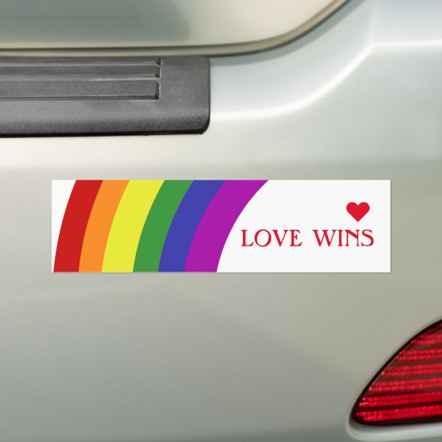Pegatina Para Coche Pride Flag Rainbow (en coche)