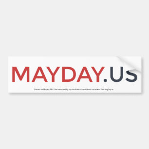 Pegatina Para Coche Primero de mayo Bumpersticker