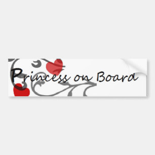 Pegatina Para Coche Princesa a bordo Sticker2
