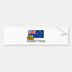 Pegatina Para Coche Princesa australiana