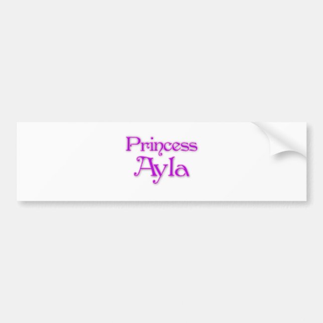 Pegatina Para Coche Princesa Ayla (Frente)
