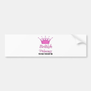 Pegatina Para Coche Princesa británica