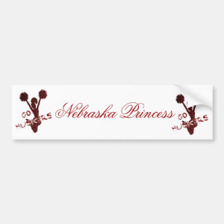Pegatina Para Coche Princesa de Nebraska