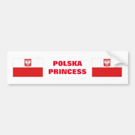 PEGATINA PARA COCHE PRINCESA DE POLSKA
