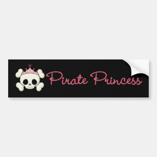 Pegatina Para Coche Princesa del pirata