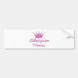 Pegatina Para Coche Princesa etíope