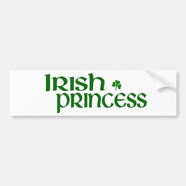 Pegatina Para Coche Princesa irlandesa (Frente)