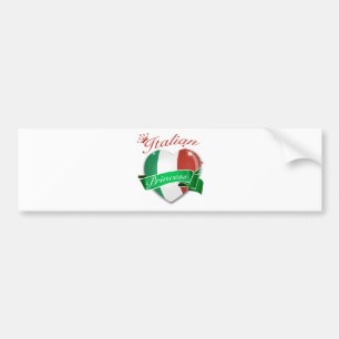Pegatina Para Coche Princesa italiana