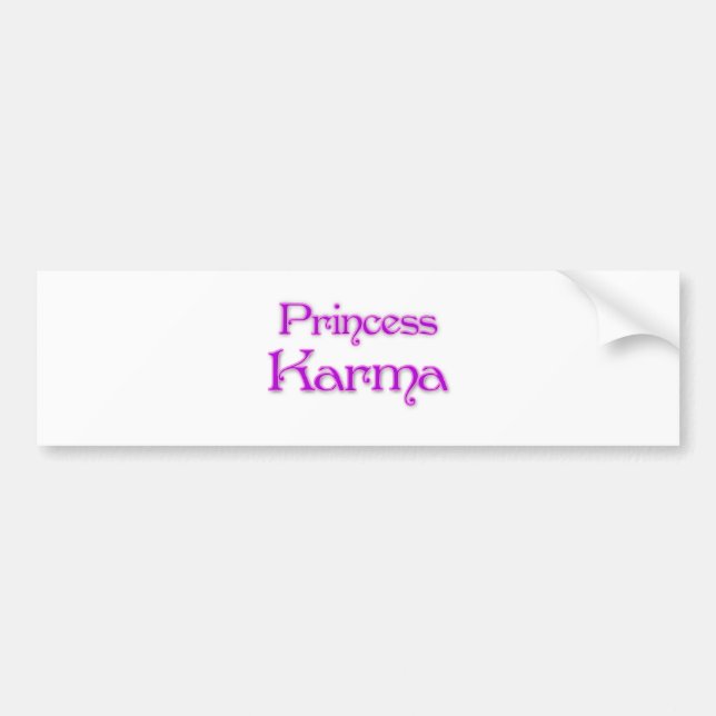 Pegatina Para Coche Princesa Karma (Frente)