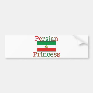 Pegatina Para Coche Princesa persa Flag