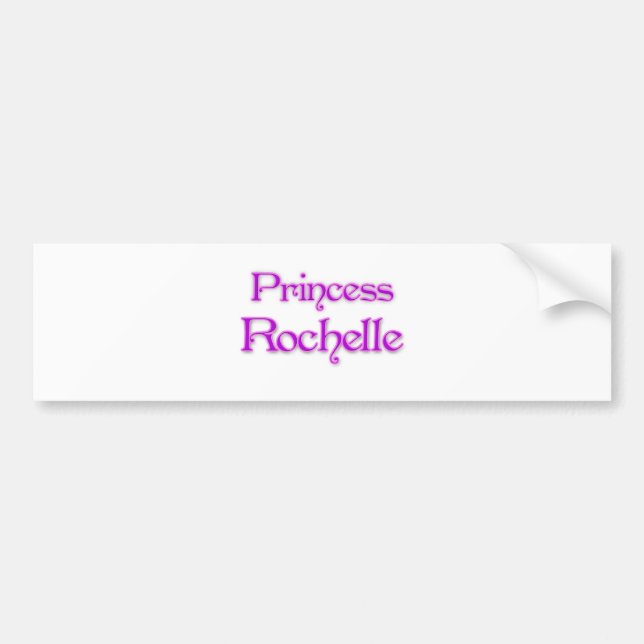 Pegatina Para Coche Princesa Rochelle (Frente)