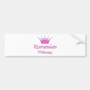 Pegatina Para Coche Princesa rumana