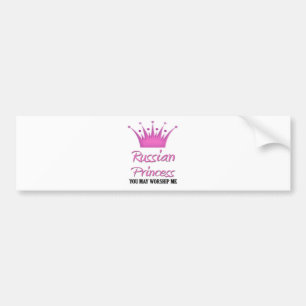 Pegatina Para Coche Princesa rusa