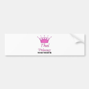 Pegatina Para Coche Princesa tailandesa