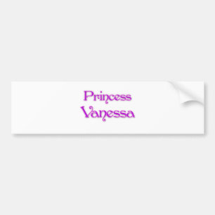 Pegatina Para Coche Princesa Vanesa