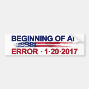 Pegatina Para Coche Principio de un error 1-20-2017