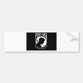Pegatina Para Coche PRISIONERO DE GUERRA+Bandera de MIA
