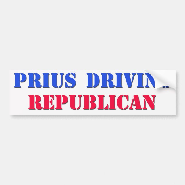 Pegatina Para Coche priusdrivingrepublican (Frente)