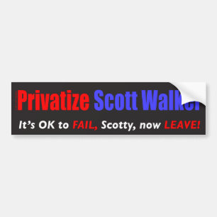 Pegatina Para Coche Privatice al caminante de Scott