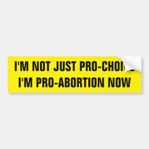 PEGATINA PARA COCHE PRO-ABORTO