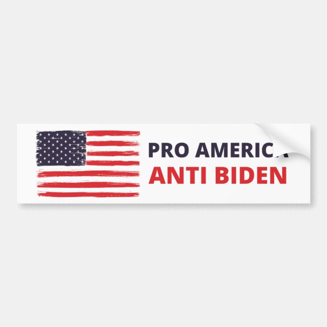 Pegatina Para Coche Pro America Anti Biden