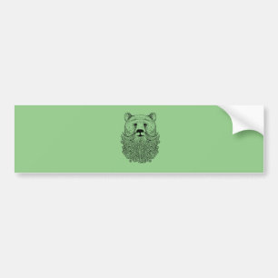 Pegatina Para Coche Producto barbudo del oso