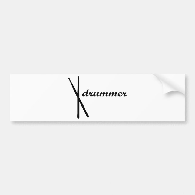 Pegatina Para Coche ¡Productos del batería! (Frente)