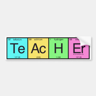 Pegatina Para Coche Profesor