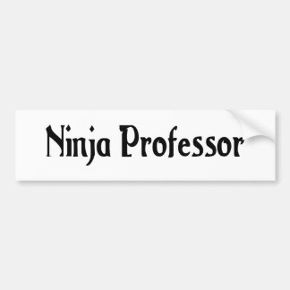 Pegatina Para Coche Profesor Sticker de Ninja