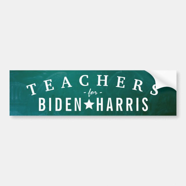 PEGATINA PARA COCHE PROFESORES DE JOE BIDEN 2020 PRESIDENTE (Frente)