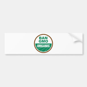 Pegatina Para Coche Prohibición GMO orgánico