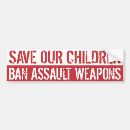 Pegatina Para Coche Prohibir las armas de asalto