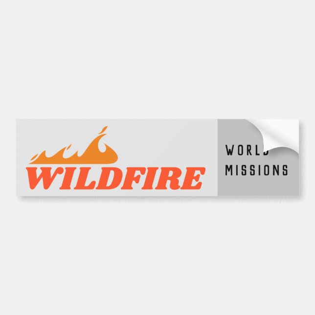 Pegatina Para Coche propagación de incendios (Frente)