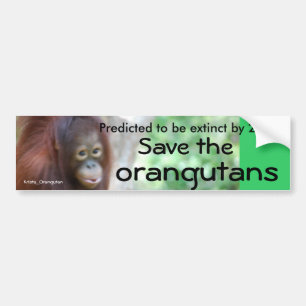 Pegatina Para Coche Protección animal de la fauna